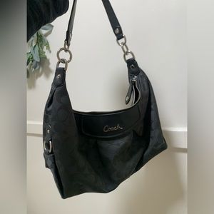 Vintage Black Coach shoulder bag
